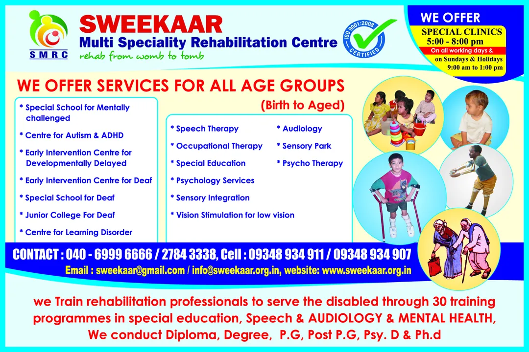 Sweekaar Academy of Rehabilitation Sciences Hyderabad