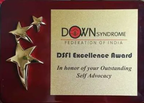 DSFI(Down Syndrome Federation of India) Excellence Award
