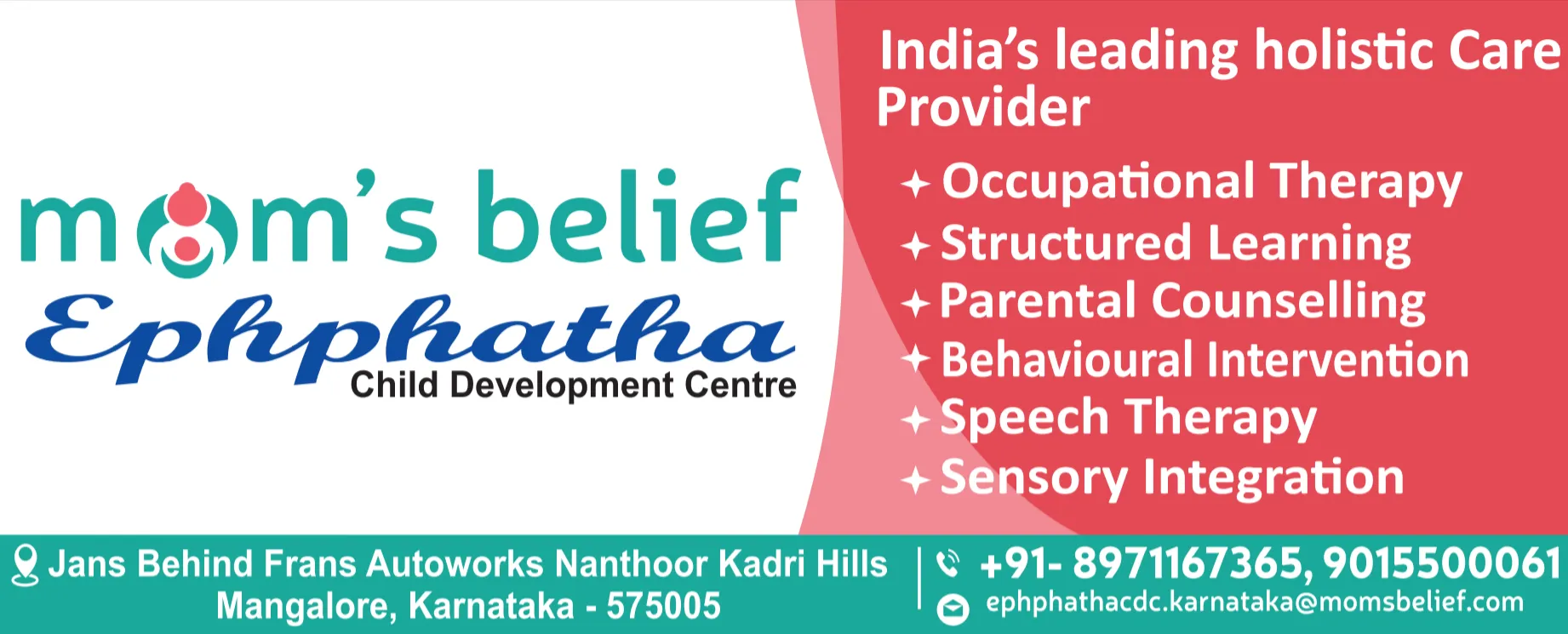 Mom’s belief Ephphatha Child Development Centre