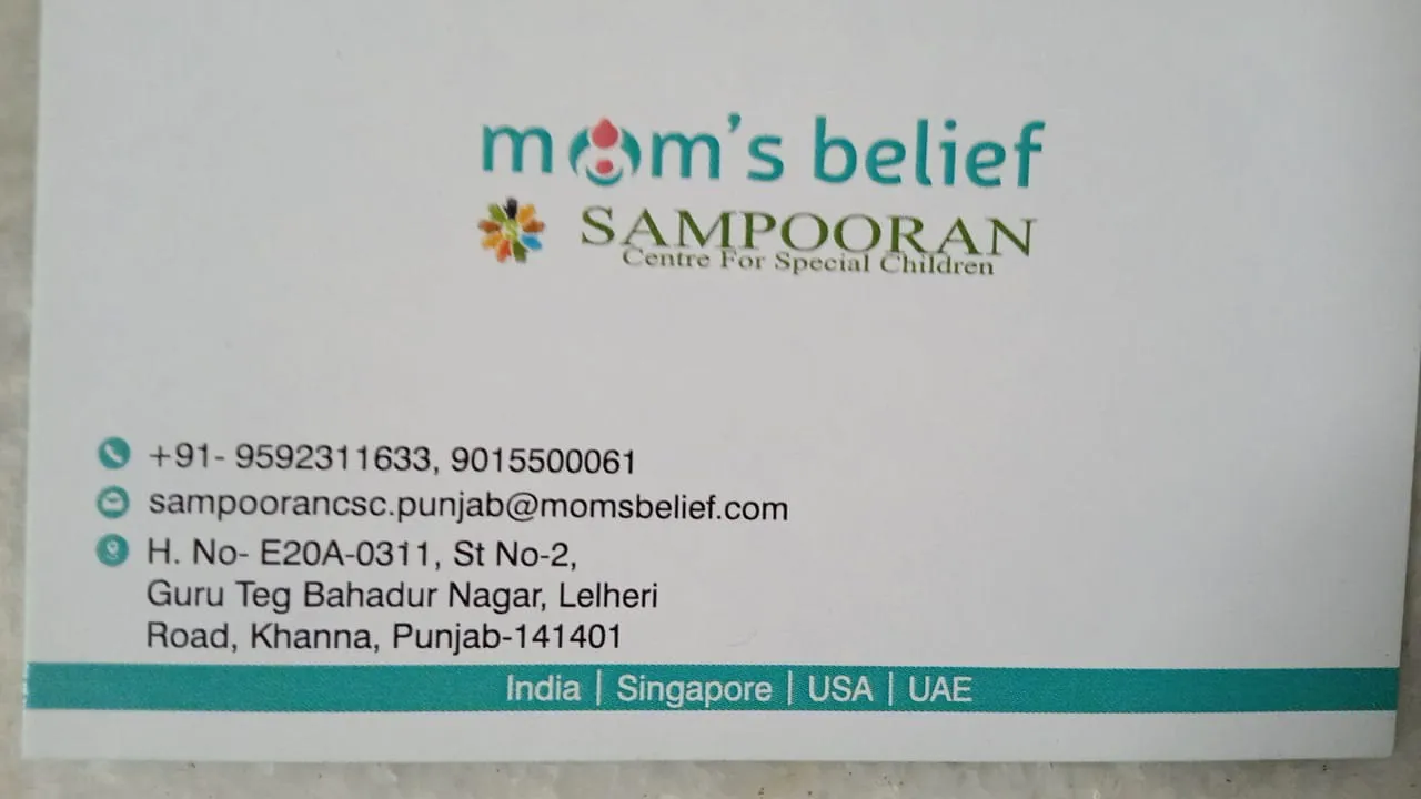MB Sampooran center for special Children