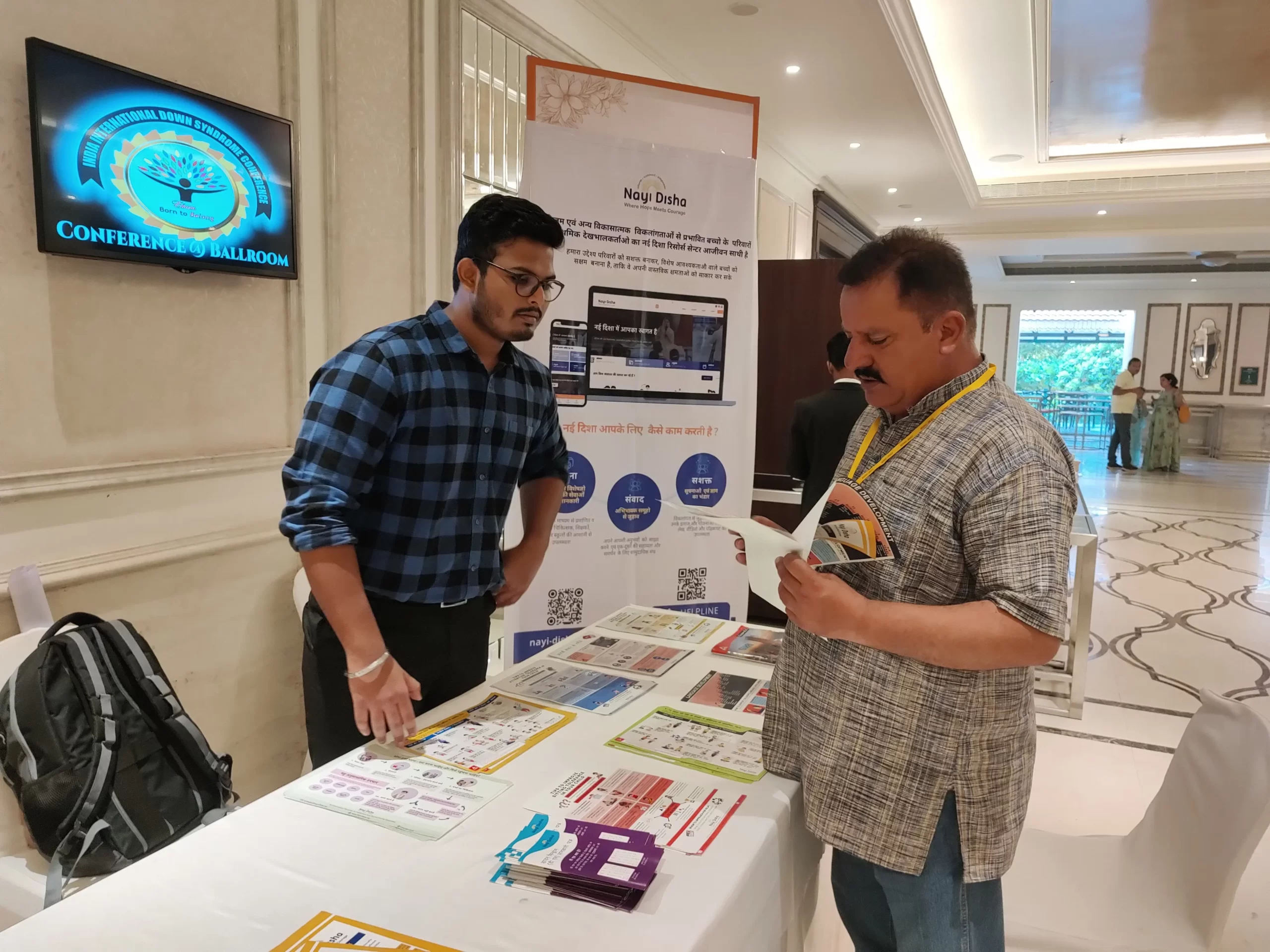 Help Desk at Down Syndrome Federation of India(DSFI) Conference in Raipur